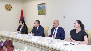 Председатель Следственного комитета Артур Погосян принял посла Италии